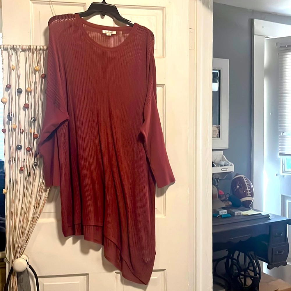 Crimson colored sweater